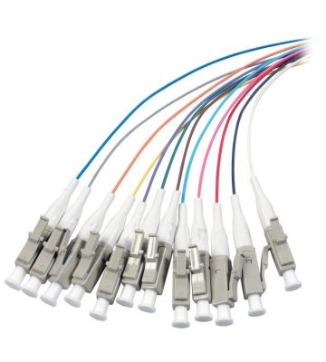 Set OS2 Glasfaser Pigtail LC/PC - multicolor