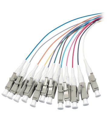Set OS2 Glasfaser Pigtail LC/PC - multicolor