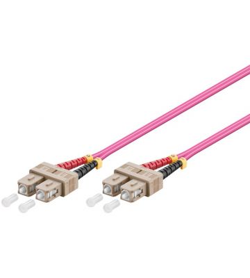 Glasfaserkabel SC-SC OM4 Duplex - 15 Meter