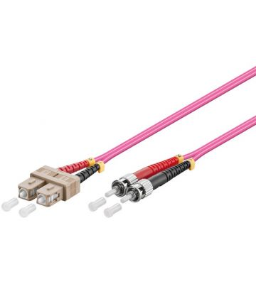 Glasfaserkabel SC-ST OM4 Duplex - 20 Meter