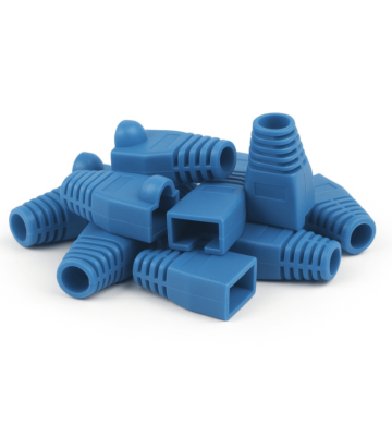 DANICOM RJ45 Kabeltülle Blau Groß - 10 Stück