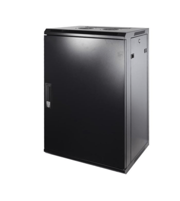 18 HE Netzwerkschrank, Wandschrank, mit Metalltür 600 x 600 x 900mm (BxTxH)