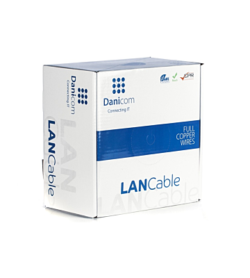 DANICOM CAT6a Kabel S/FTP 100 Meter – LSZH (Dca)