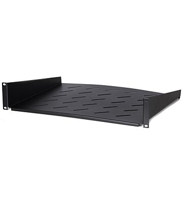 2 HE Regalboden für Wand-Netzwerkschrank 600 mm tief - Regalbodentiefe 400 mm