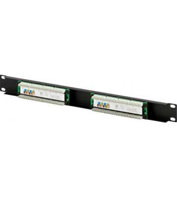 19 Zoll Patchfeld 16-fach UTP / CAT 5e