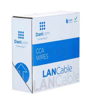 Outdoorkabel CAT5e F/UTP – Flexibel CCA - 100 Meter
