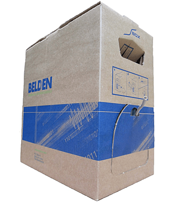 BELDEN CAT6 Kabel - Starrleiter 100% Kupfer U/UTP - 305 Meter - Blau