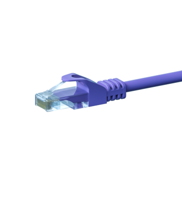 UTP CAT5e patchkabel 10m paars - 100% koper