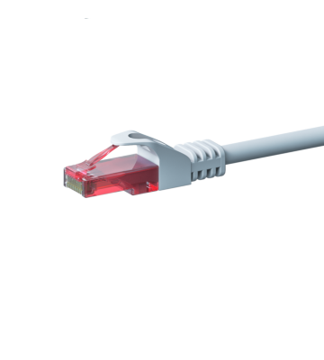 CAT6 Kabel U/UTP - 20 Meter - weiß - 100% Kupfer