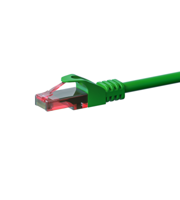 CAT6 Kabel U/UTP - 1 Meter - grün - 100% Kupfer