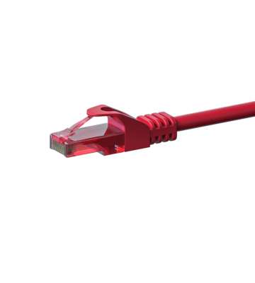 CAT6 Kabel U/UTP - 3 Meter - rot - 100% Kupfer