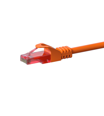 CAT6 Kabel U/UTP - 3 Meter - orange - 100% Kupfer