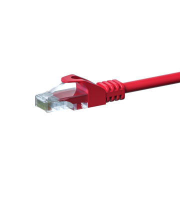 CAT5e Kabel U/UTP - 15 Meter - rot - CCA