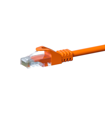 CAT5e Kabel U/UTP - 1 Meter - orange - CCA