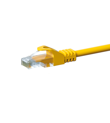 CAT5e Kabel U/UTP - 15 Meter - gelb - CCA