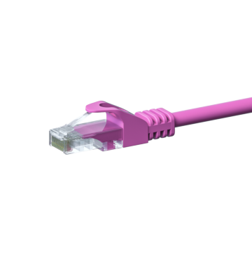 CAT5e Kabel U/UTP - 1,50 Meter - rosa - CCA
