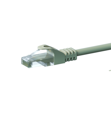 CAT6 Kabel U/UTP - 10 Meter - grau - CCA