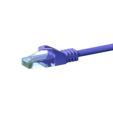 CAT6 Kabel U/UTP - 1 Meter - lila - CCA