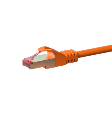 CAT6 Kabel LSOH S-FTP - 0,25 Meter - orange