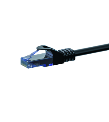 UTP CAT6a patchkabel 10m zwart - 100% koper