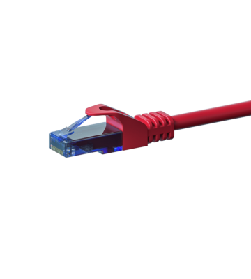 UTP CAT6a 0,25m rot - 100% Kupfer
