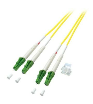 Glasfaserkabel LC/APC-LC/APC OS2 Duplex - 1 Meter