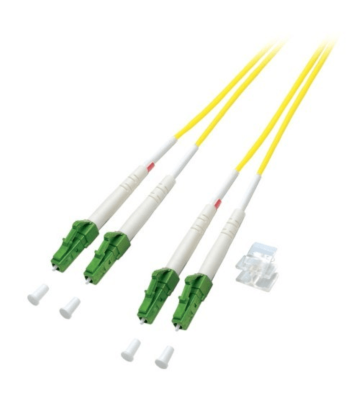 Glasfaserkabel LC/APC-LC/APC OS2 Duplex - 20 Meter