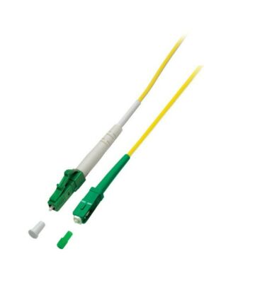 OS2 Glasfaserkabel LC/APC-SC/APC Simplex - 1 Meter