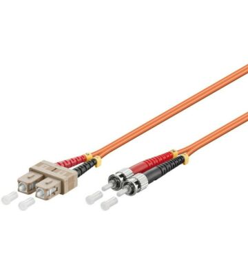 Glasfaserkabel SC-ST OM2 Duplex - 15 Meter