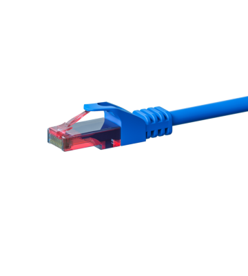 CAT6 Kabel U/UTP - 5 Meter - blau - 100% Kupfer