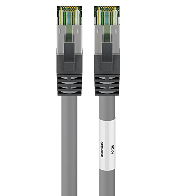 Cat8 Kabel S/FTP/PIMF - 1 Meter - grau
