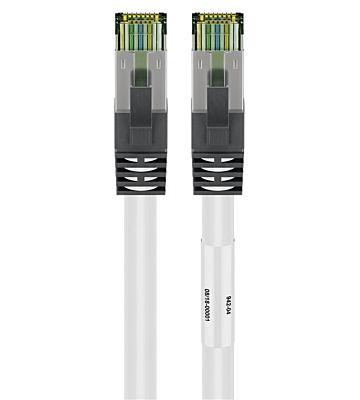 Cat8 Kabel S/FTP/PIMF - 5 Meter - weiß