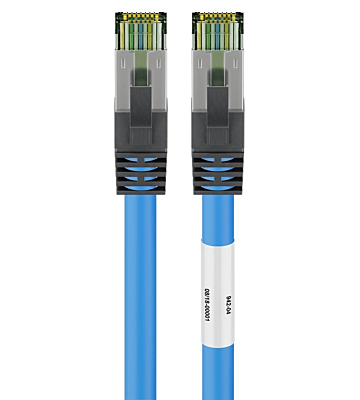 Cat8 Kabel S/FTP/PIMF - 3 Meter - blau