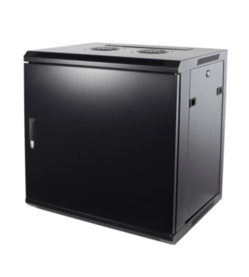 9 HE Netzwerkschrank, Wandschrank, mit Metalltür 600 x 600 x 500mm (BxTxH)