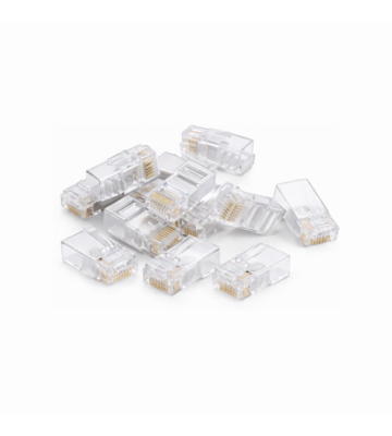 DANICOM UTP RJ45 CAT6 Netzwerkstecker - für Starrleiter - 10 Stück