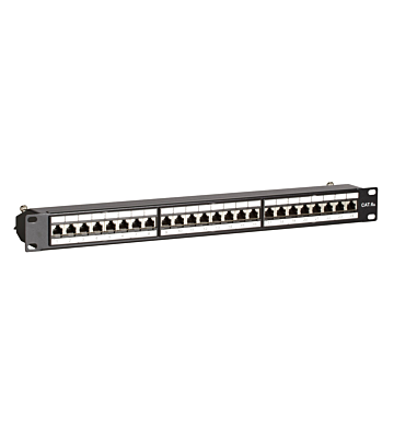 19 Zoll Patchfeld 24-fach STP / CAT 6a