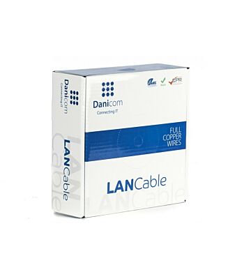 DANICOM CAT5e Kabel UTP 100 Meter – PVC (Fca)