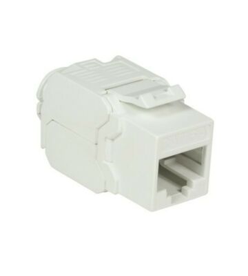 Keystone Konnektor CAT 6a UTP - Toolless - Weiß 