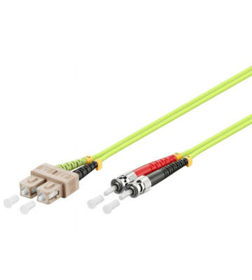 Glasfaserkabel SC-ST OM5 Duplex - 0,50 Meter
