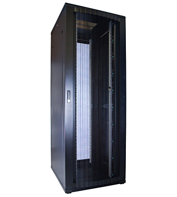 47 HE 19 Zoll Netzwerkschrank mit perforierter Tür 800 x 1200 x 2200 mm (BxTxH)
