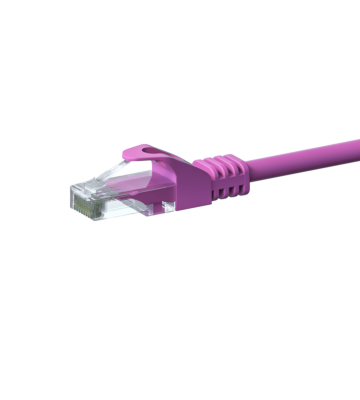 CAT6 Kabel U/UTP - 5 Meter - rosa - CCA