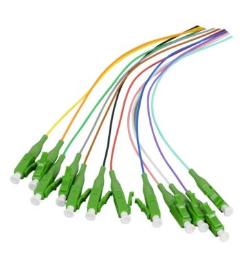 Set OS2 Glasfaser Pigtail LC/APC - multicolor