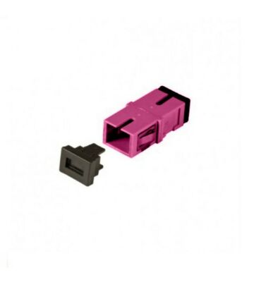 Multimode Keystone-Glasfaserkupplung SC-SC Simplex - lila