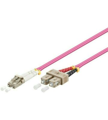 Glasfaserkabel LC-SC OM4 Duplex - 7,50 Meter