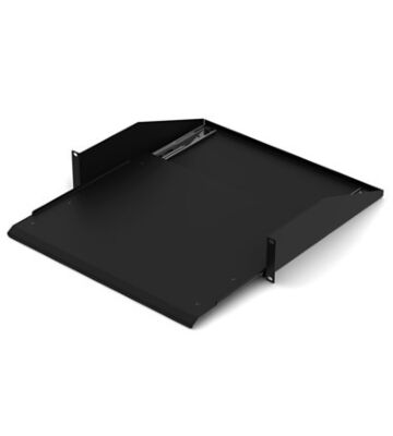 1 HE ausziehbarer Regalboden für Wand-Netzwerkschrank 600 mm tief