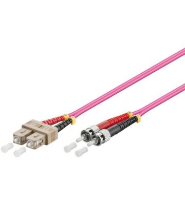 Glasfaserkabel SC-ST OM4 Duplex - 5 Meter