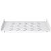 1 HE perforierter Regalboden für Wand-Netzwerkschrank 600 mm tief - weiss