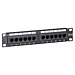10 Zoll Patchfeld 12 Ports CAT 5e UTP