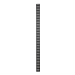 42 HE vertikale Kabelführungsleiste - 10 cm breit