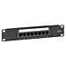 10 Zoll Patchfeld 8 Ports CAT 6 UTP